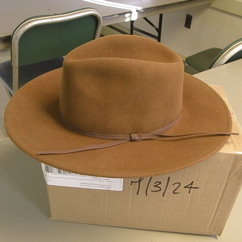 New wide brim Fedora,Goorin bros,Small